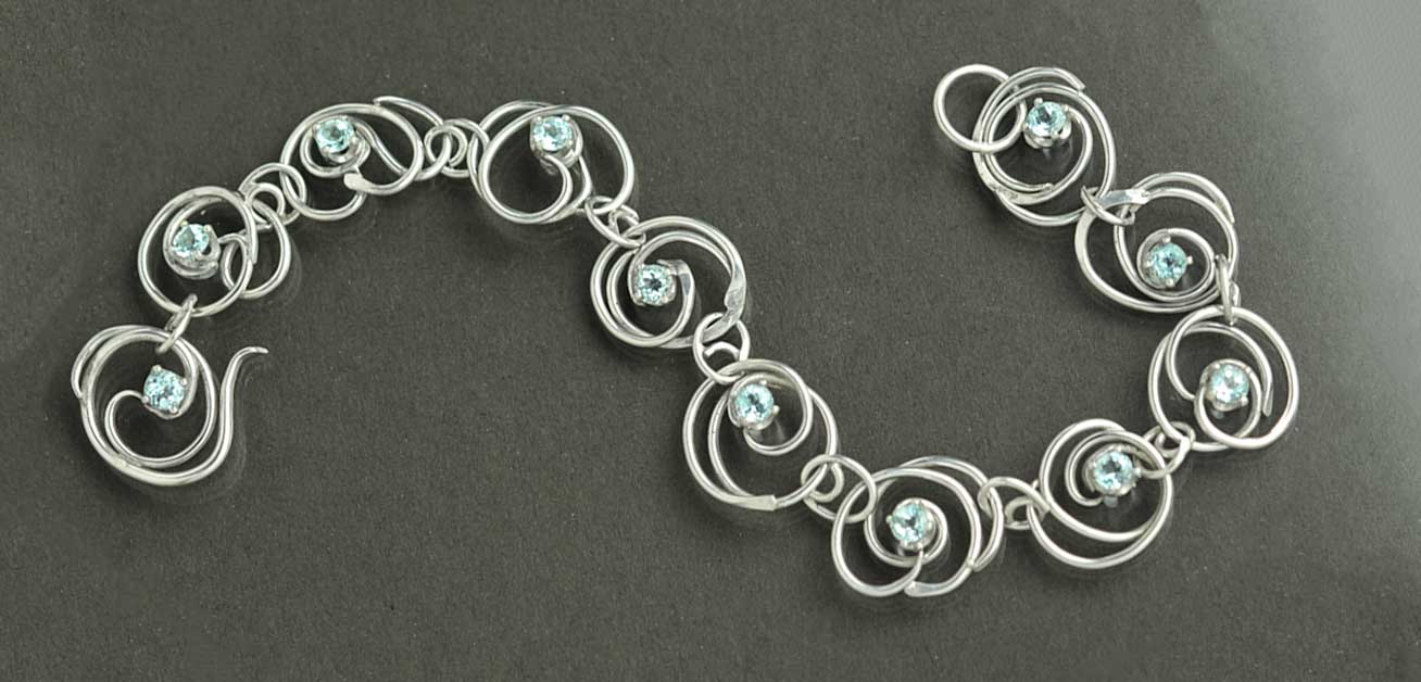 Tideswept Bracelet by Kaelin Design Fine Art Jewelry